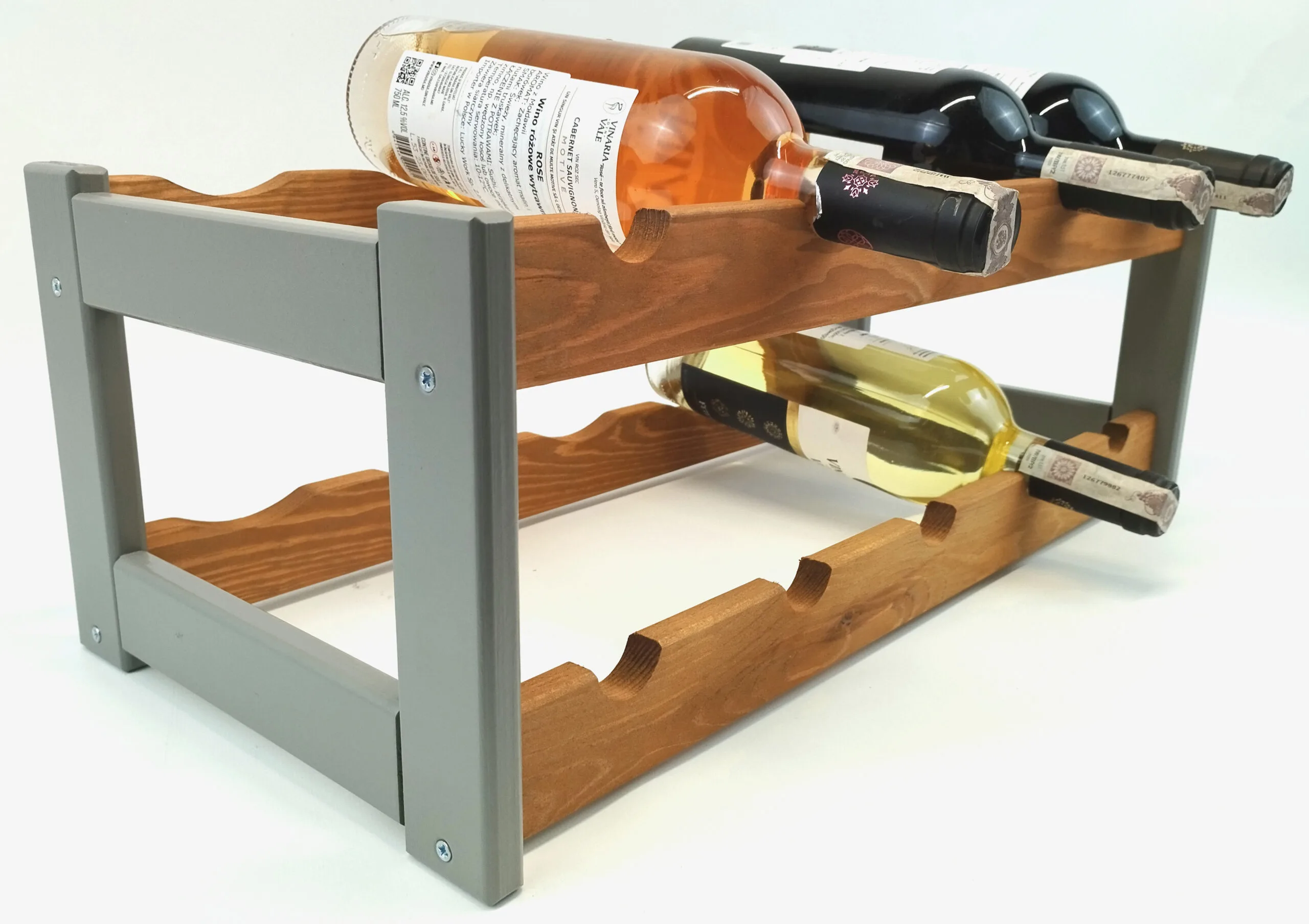 REGAŁ NA WINO 2x5 - obrazek 4