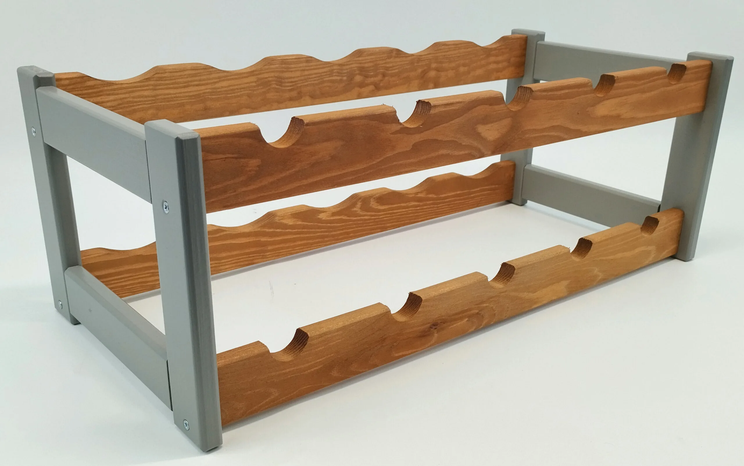 REGAŁ NA WINO 2x5 - obrazek 2