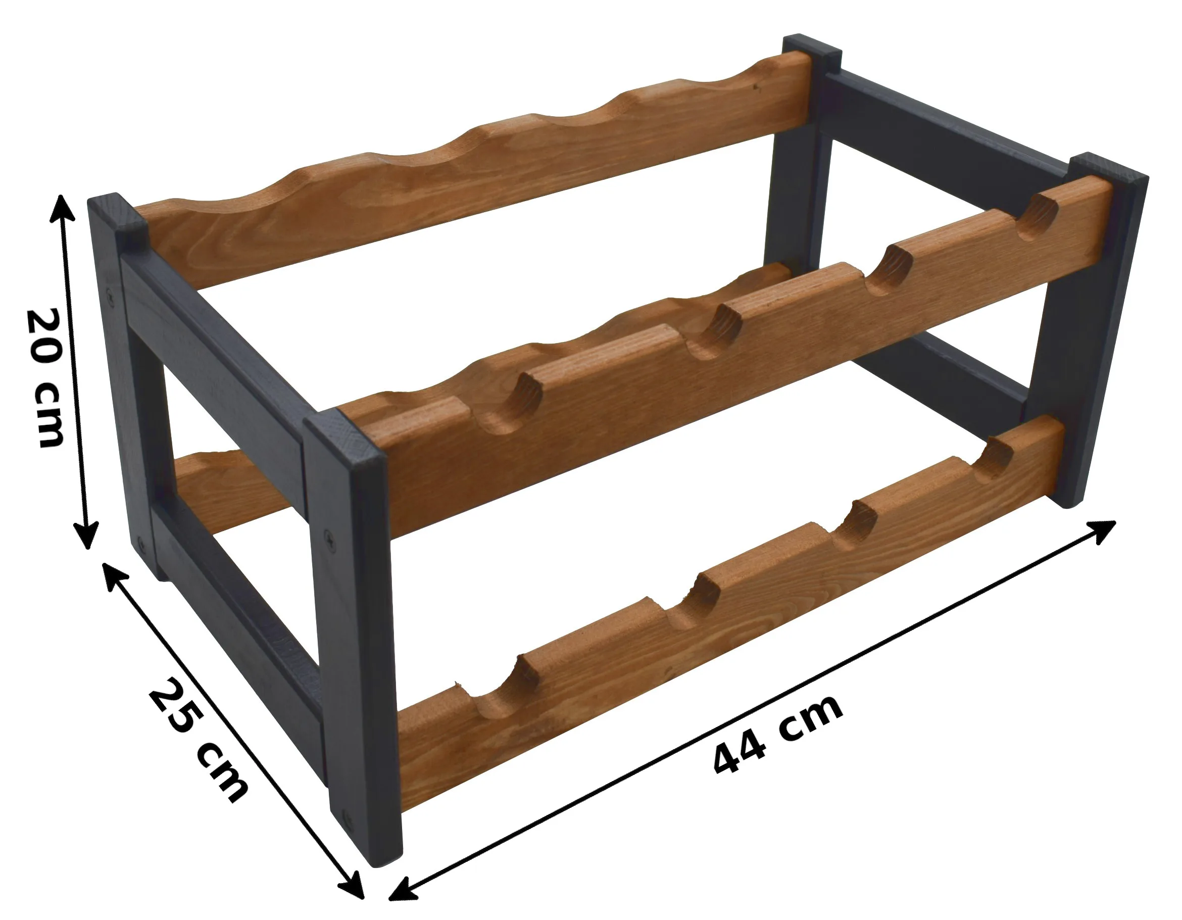 REGAŁ NA WINO 2x4 - obrazek 5