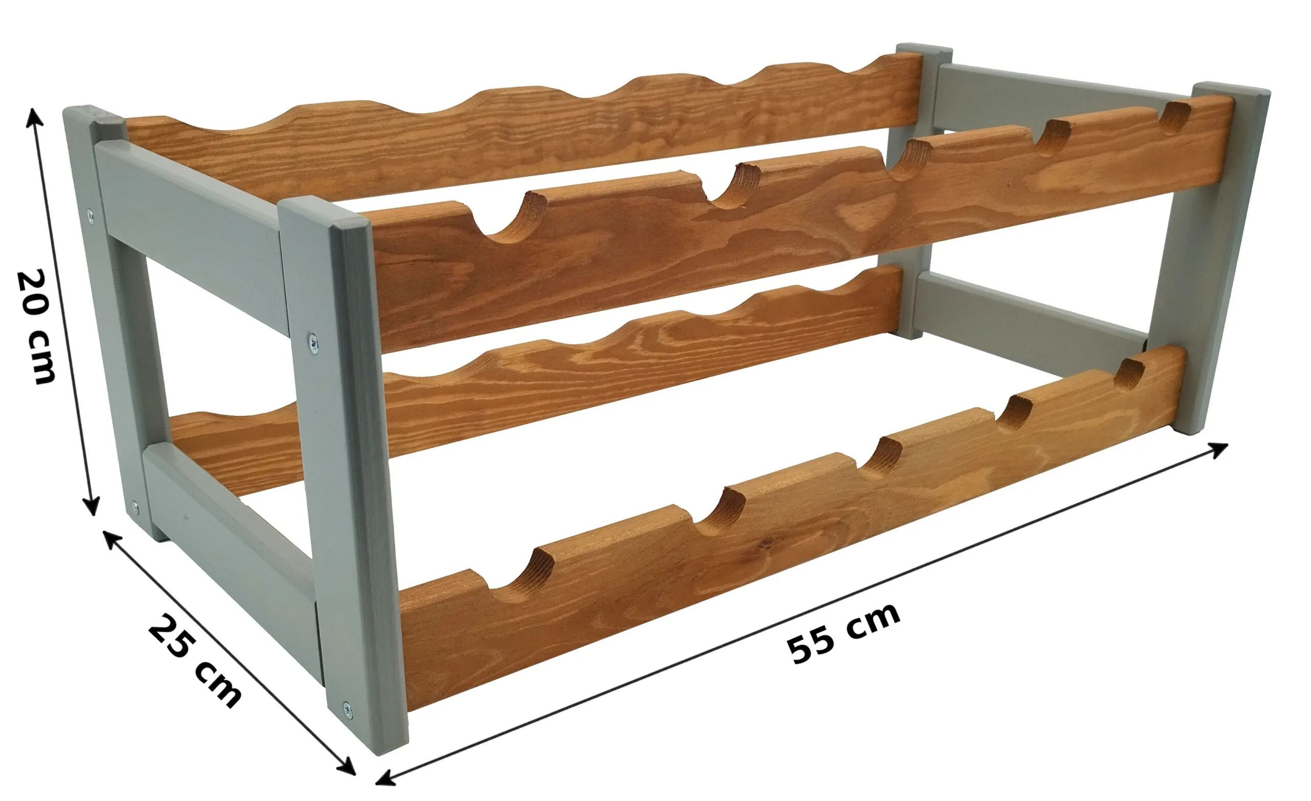 REGAŁ NA WINO 2x5 - obrazek 8