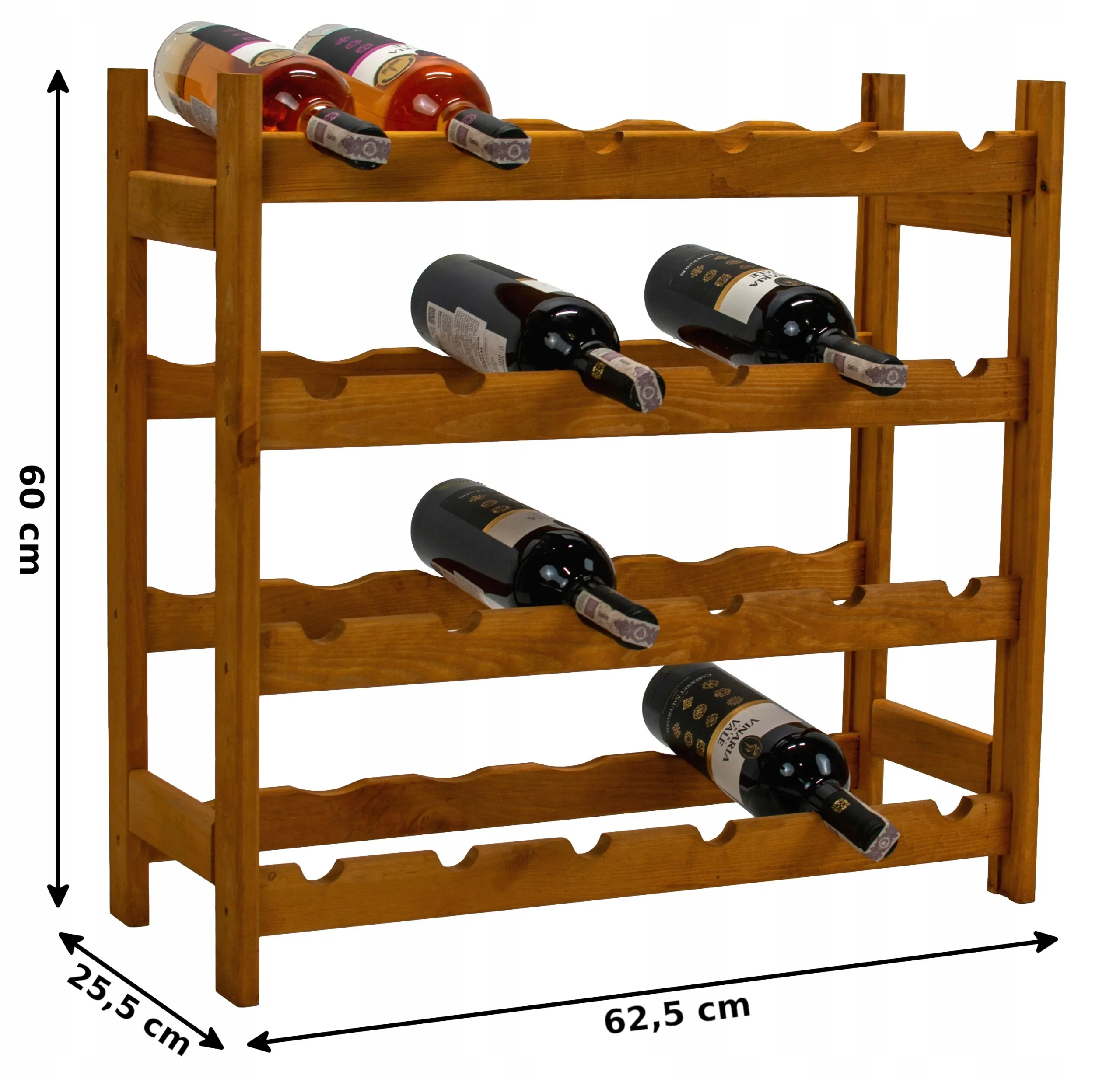 REGAŁ NA WINO 4X6 - obrazek 5
