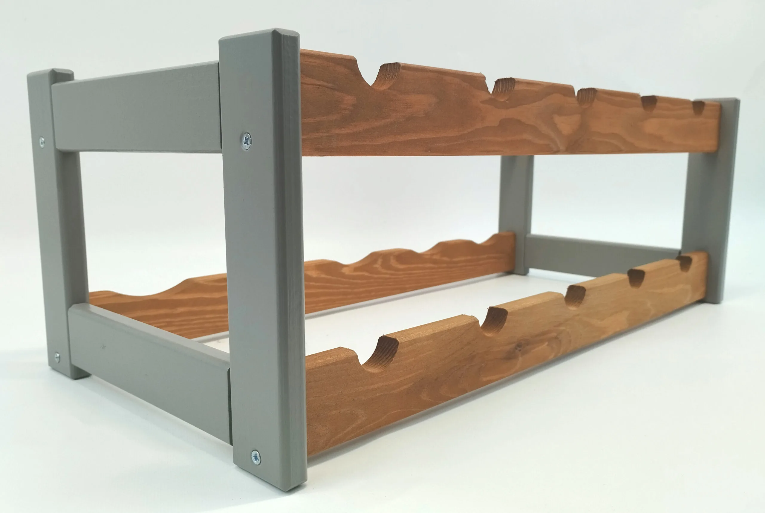 REGAŁ NA WINO 2x5 - obrazek 3