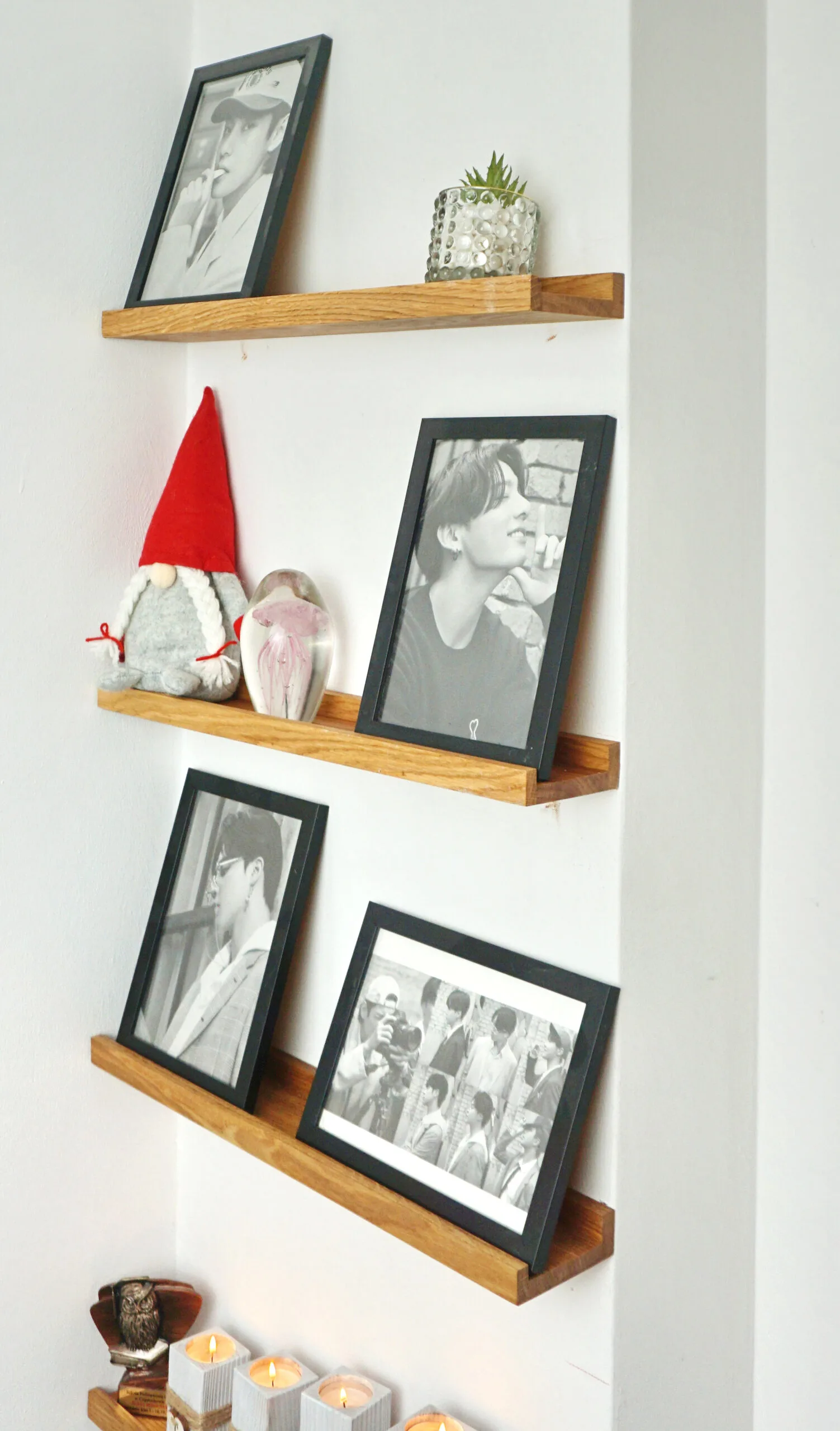 PÓŁKA DĘBOWA "U" 60 CM - obrazek 5