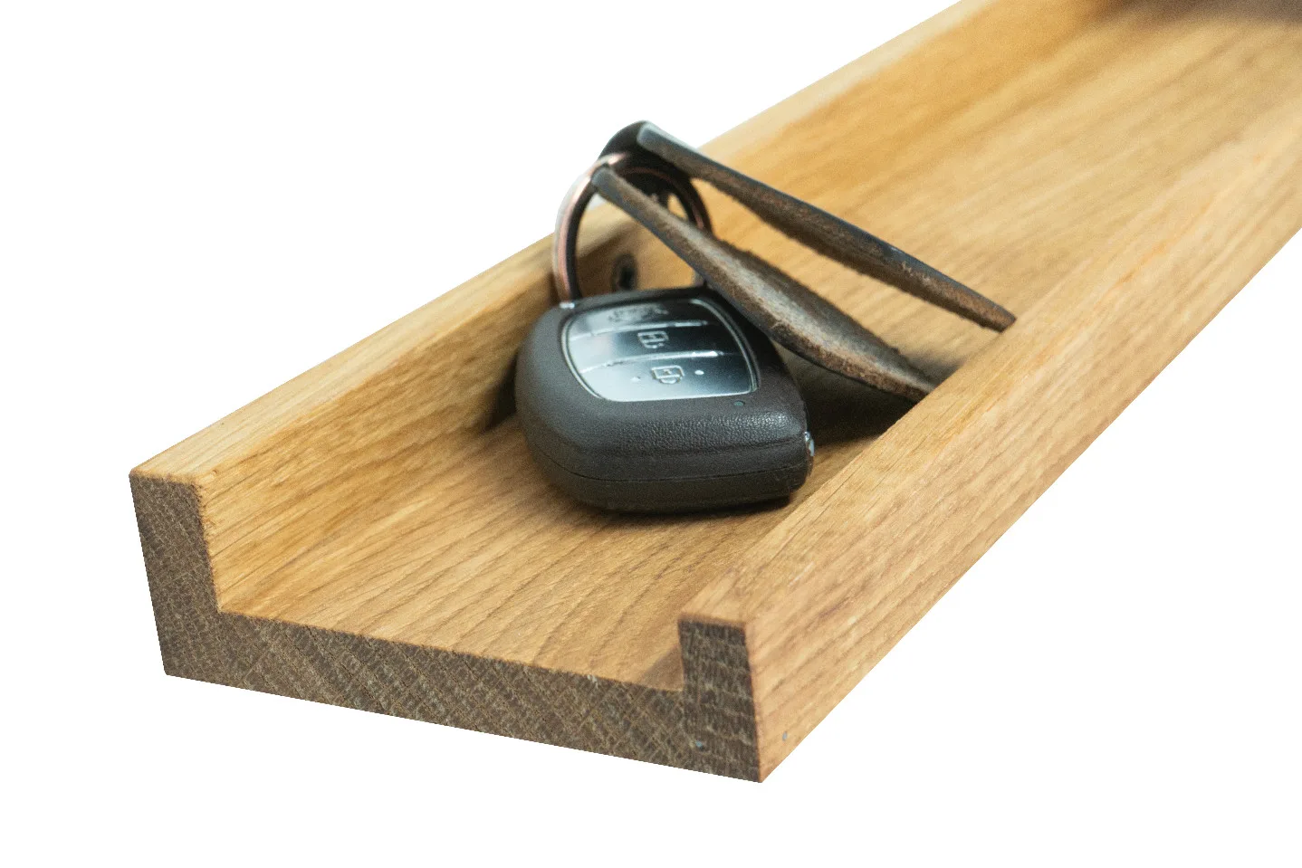 PÓŁKA DĘBOWA "U" 60 CM - obrazek 3